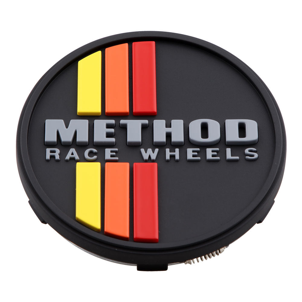 Method Race Wheels センターキャップ | クラシックストライプス スナップイン | ブラック