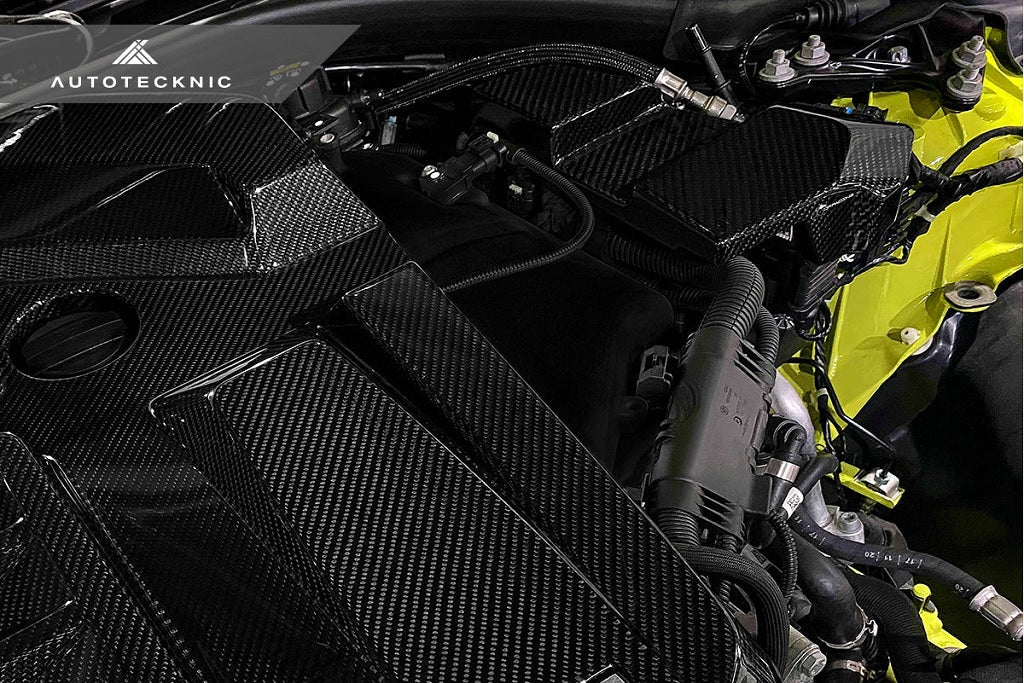 AutoTecknic G8X M2 / M3 / M4 ドライカーボンファイバー バッテリーターミナルカバー