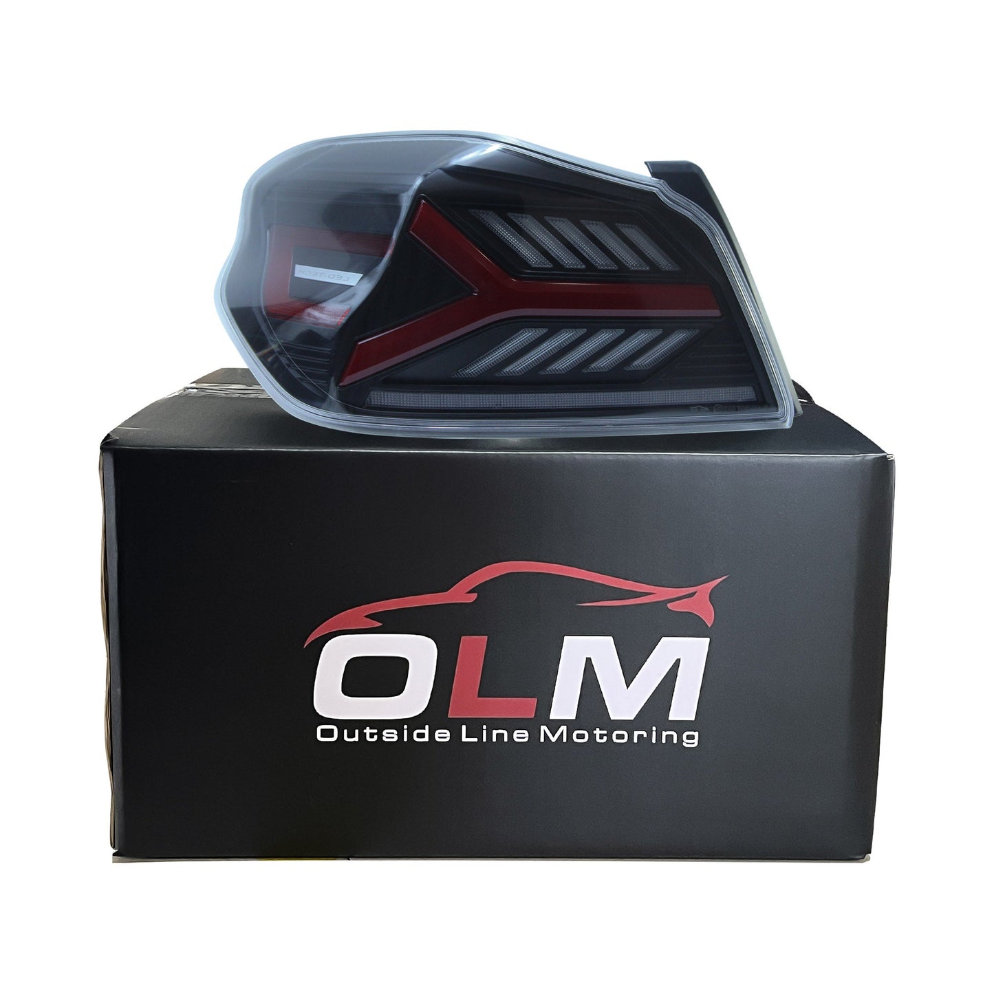 OLM Y-Spec LEDテールランプ（クリアレンズ レッドオプティック）- 2015-2021 WRX/STI用
