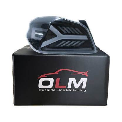 OLM Y-Spec LEDテールライト（クリアレンズ ホワイトオプティック） - 2015-2021 WRX / STI用