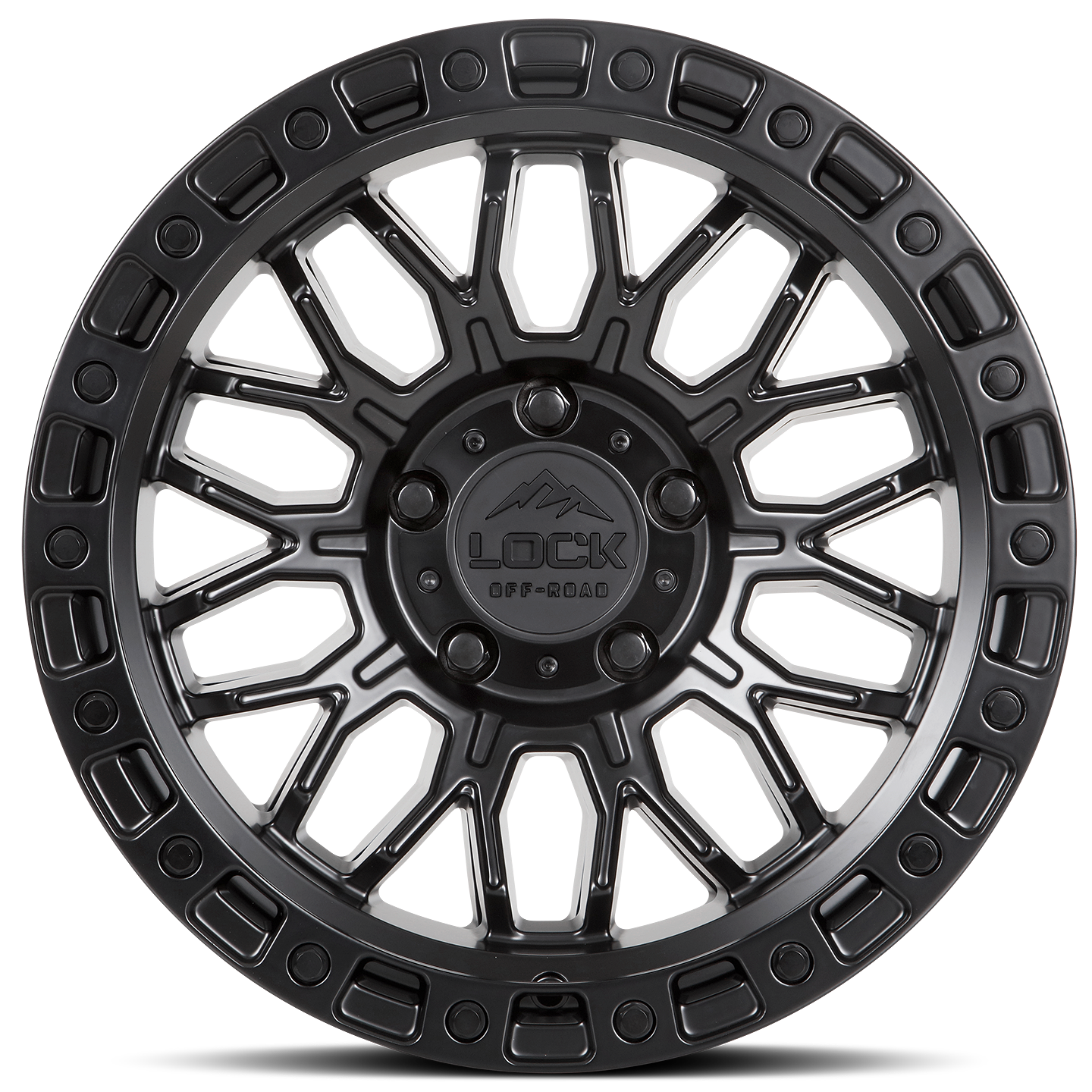 Lock Off-Road Wheels COMBAT- マットブラック