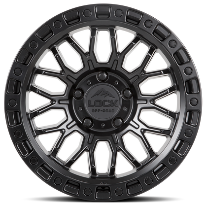 Lock Off-Road Wheels COMBAT- マットブラック