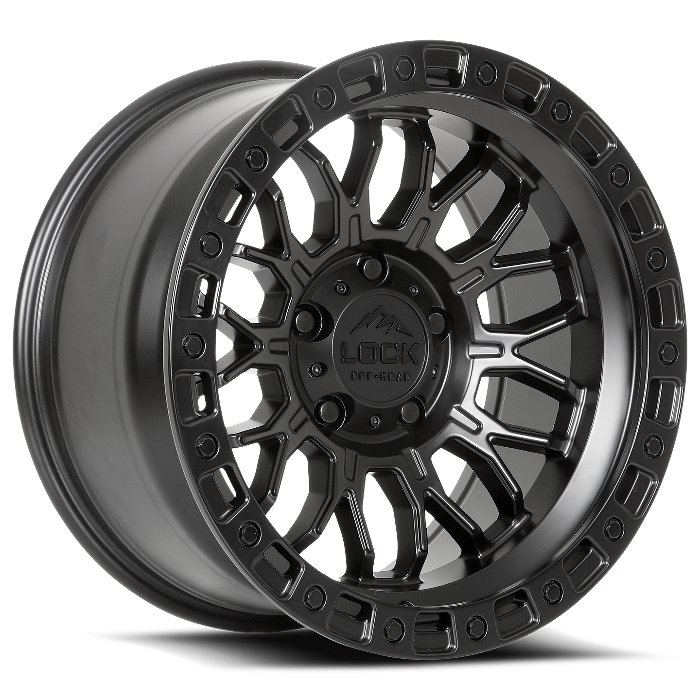 Lock Off-Road Wheels COMBAT- マットブラック