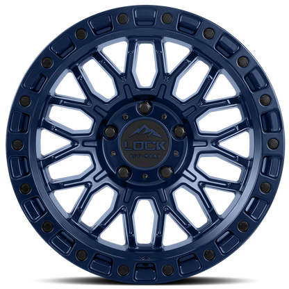 Lock Off-Road Wheels COMBAT - マットブルー