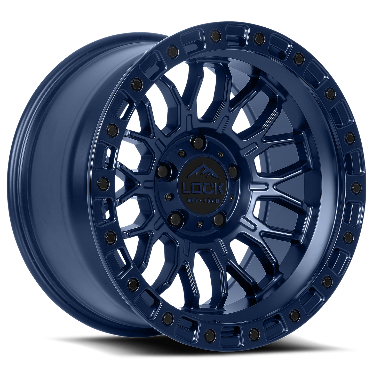 Lock Off-Road Wheels COMBAT - マットブルー