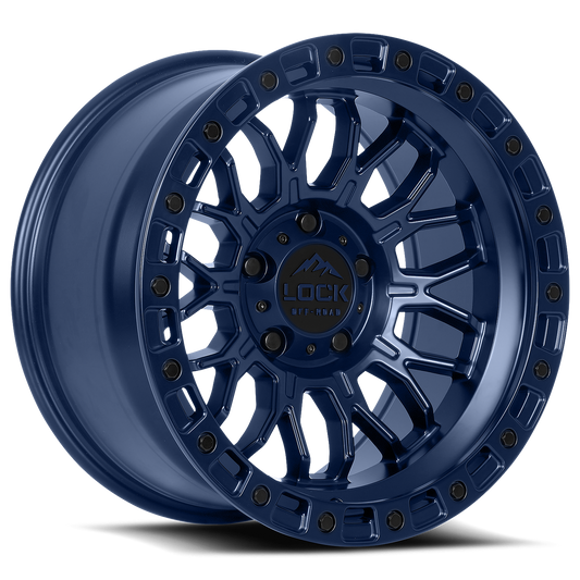 Lock Off-Road Wheels COMBAT - マットブルー