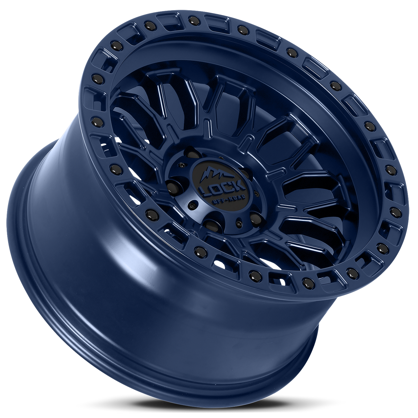 Lock Off-Road Wheels COMBAT - マットブルー