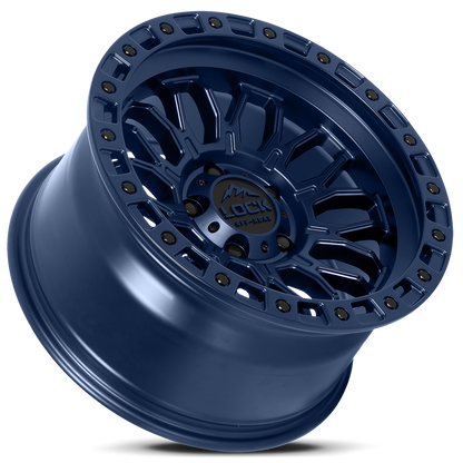 Lock Off-Road Wheels COMBAT - マットブルー