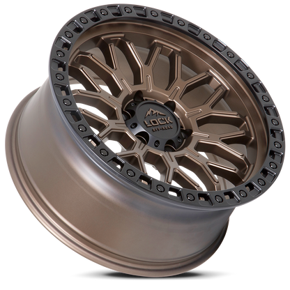 Lock Off-Road Wheels COMBAT- マットブロンズ