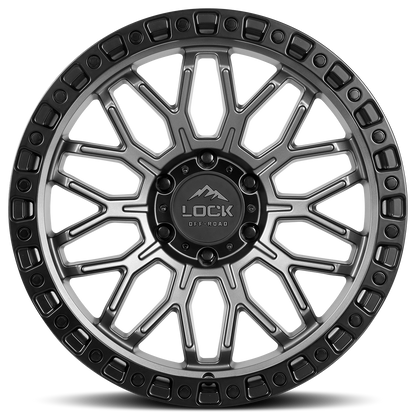Lock Off-Road Wheels COMBAT - マットグレー