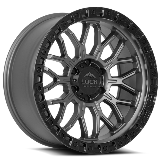 Lock Off-Road Wheels COMBAT - マットグレー