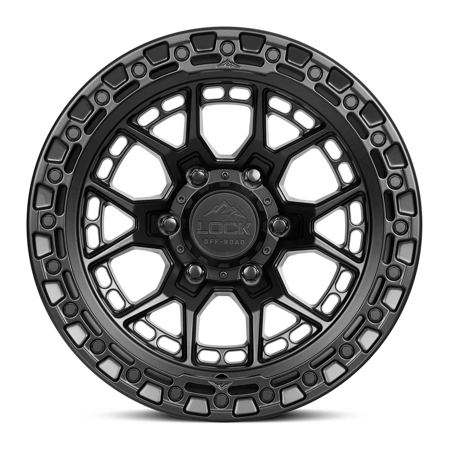 Lock Off-Road Wheels COMMANDO- マットブラック