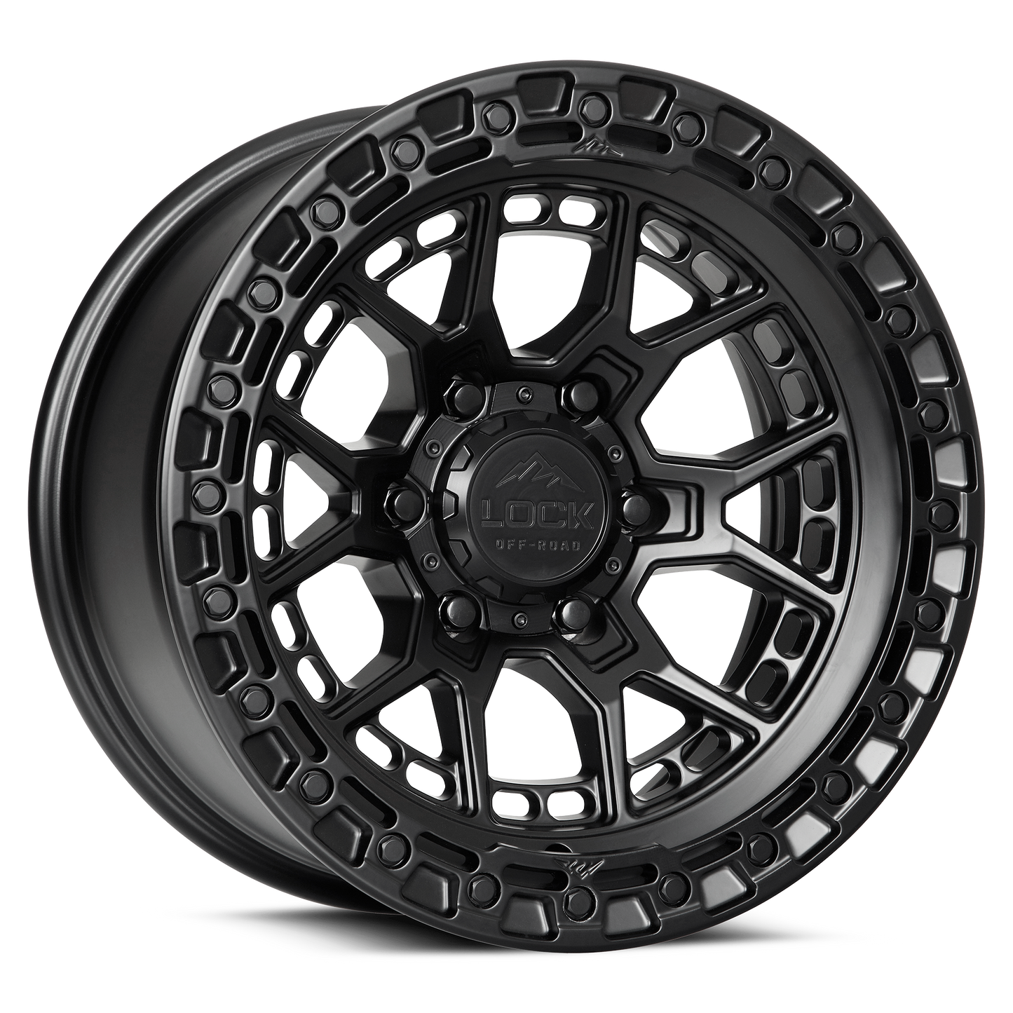Lock Off-Road Wheels COMMANDO- マットブラック