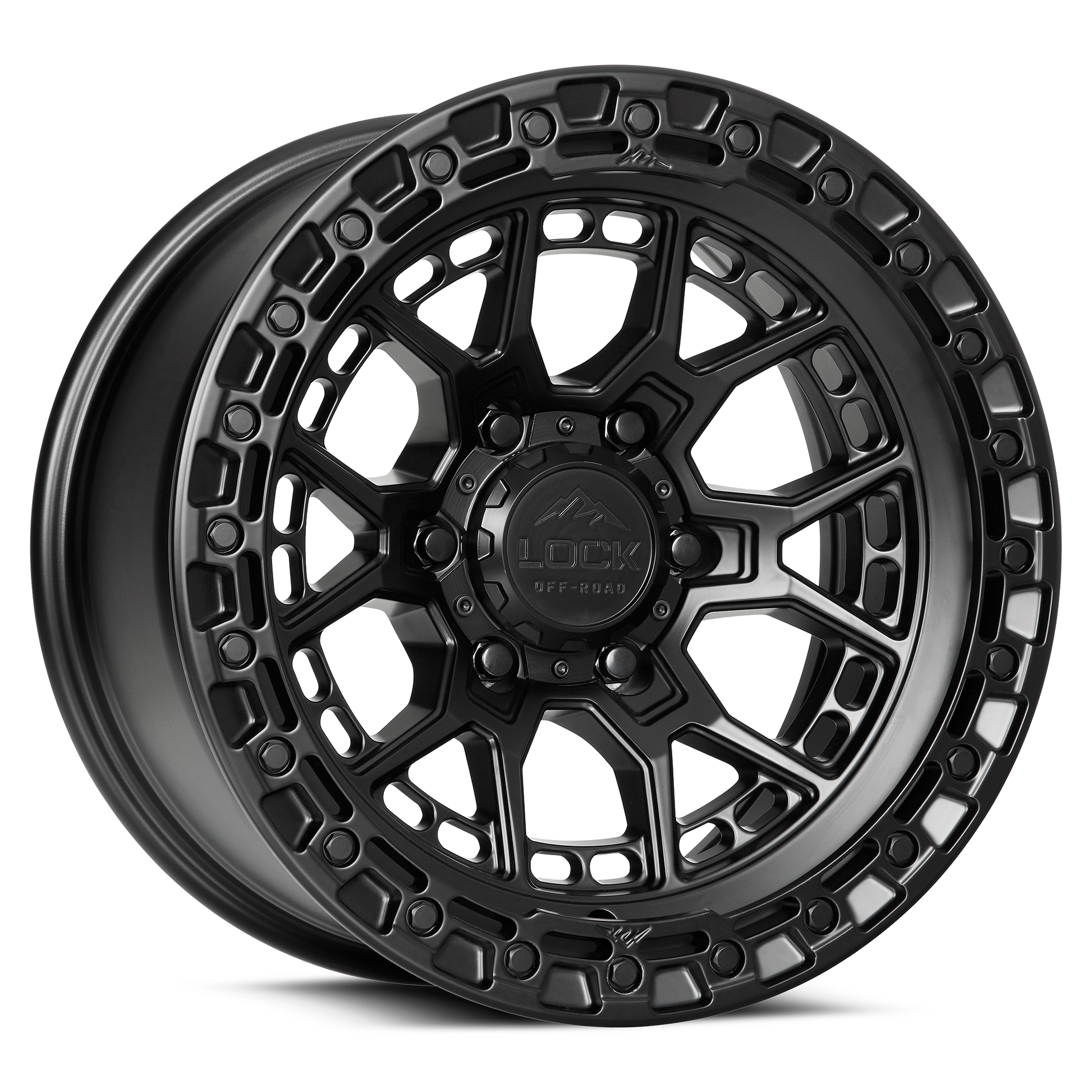 Lock Off-Road Wheels COMMANDO- マットブラック