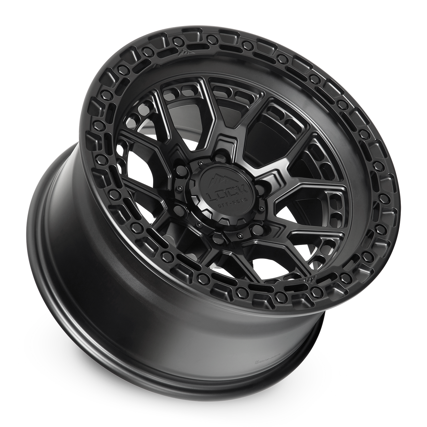 Lock Off-Road Wheels COMMANDO- マットブラック
