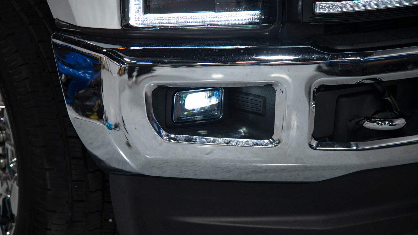 OLM 2015-2020 F150 / 2017-2022 F250 F350 ブラックハウジング LEDフォグランプ
