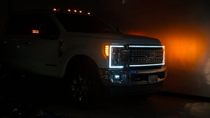 OLM 2015-2020 F150 / 2017-2022 F250 F350 ブラックハウジング LEDフォグランプ