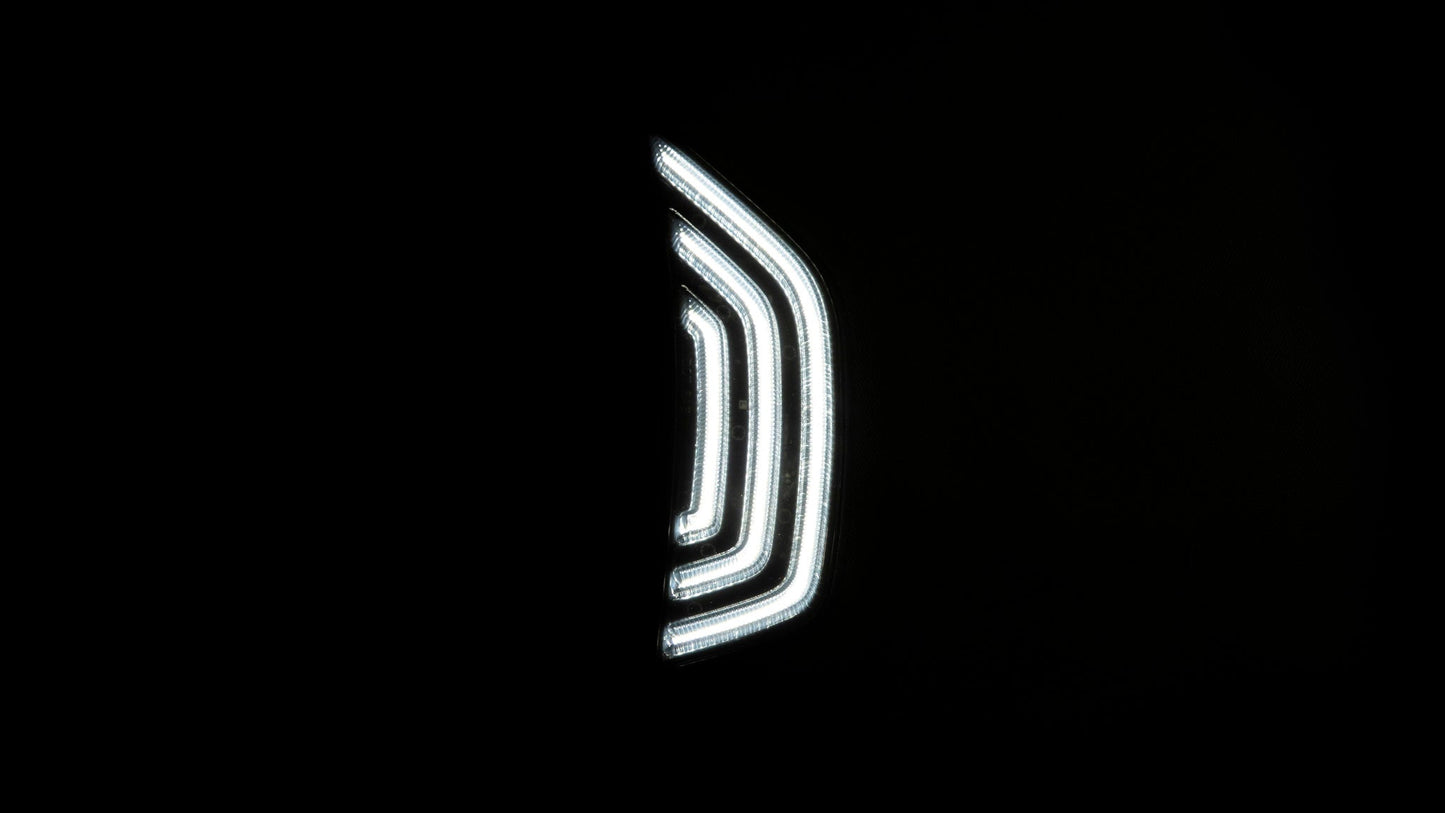 OLM LED フェンダーベント シーケンシャル サイドマーカー - 2018年以降 Jeep ラングラー用