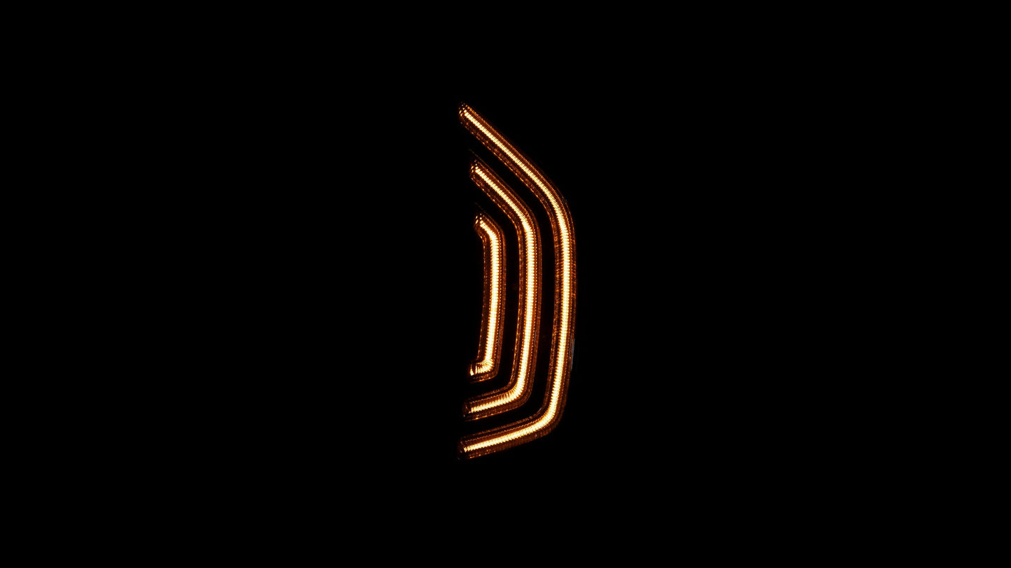 OLM LED フェンダーベント シーケンシャル サイドマーカー - 2018年以降 Jeep ラングラー用