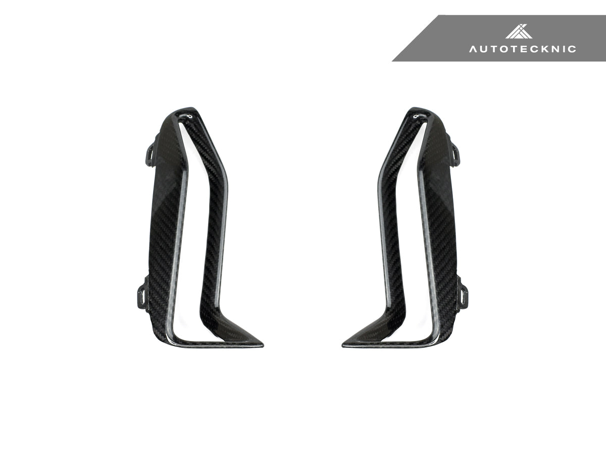 AutoTecknic G20 3シリーズ Mスポーツ ドライカーボン フロントバンパー グリルトリムセット