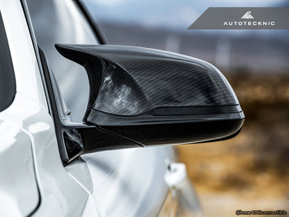 AutoTecknic Fシャーシ Mインスパイアード ドライカーボン コンプリートミラーハウジングキット