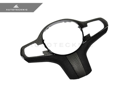 AutoTecknic g11 g12 7 series carbon alcantara steering wheel trim - iND Distribution