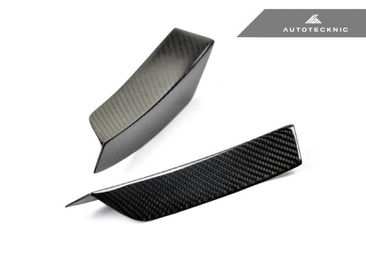 AutoTecknic f87 m2 carbon fiber front bumper canards - iND Distribution