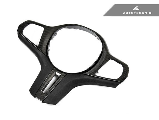 AutoTecknic G05 X5 - Carbon Alcantara Steering Wheel Trim - iND Distribution