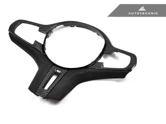 AutoTecknic g11 g12 7 series carbon alcantara steering wheel trim - iND Distribution