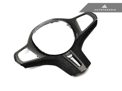 AutoTecknic G05 X5 - Carbon Alcantara Steering Wheel Trim - iND Distribution