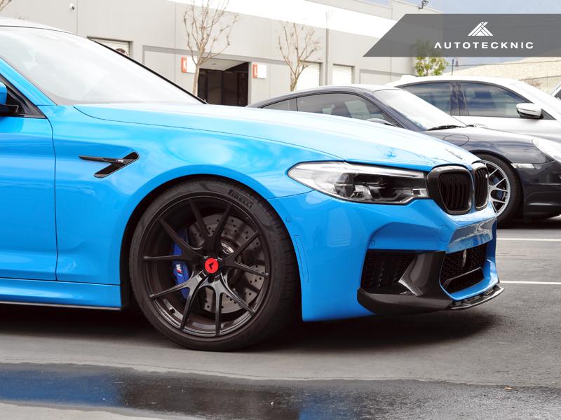 AutoTecknic f90 m5 dry carbon center front lip - iND Distribution