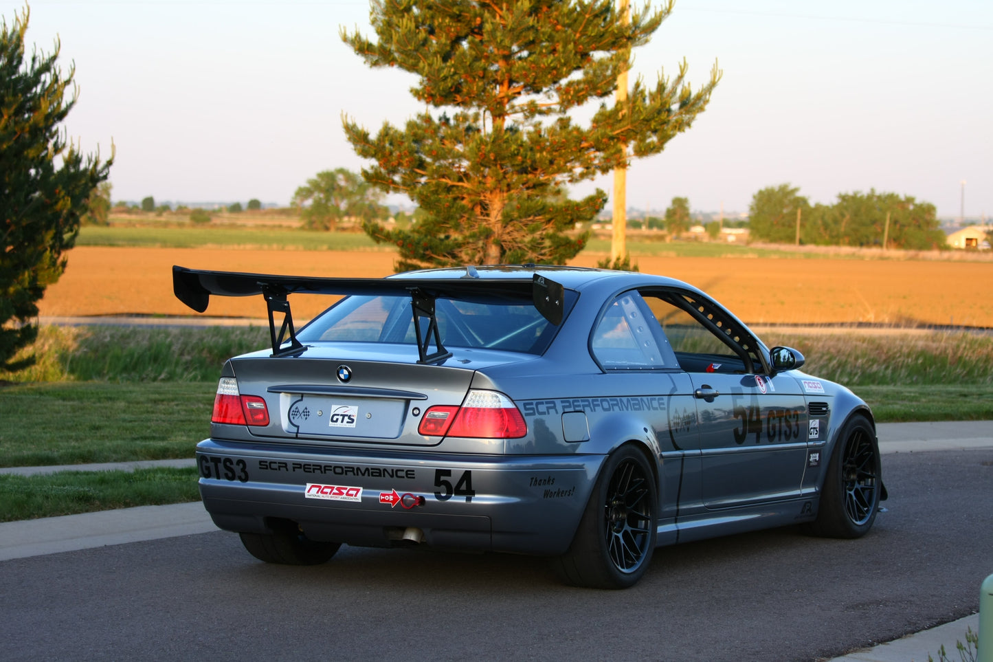 APRパフォーマンス BMW E46 3 シリーズ / M3 GTC-300 アジャスタブル ウイング 2001-2006