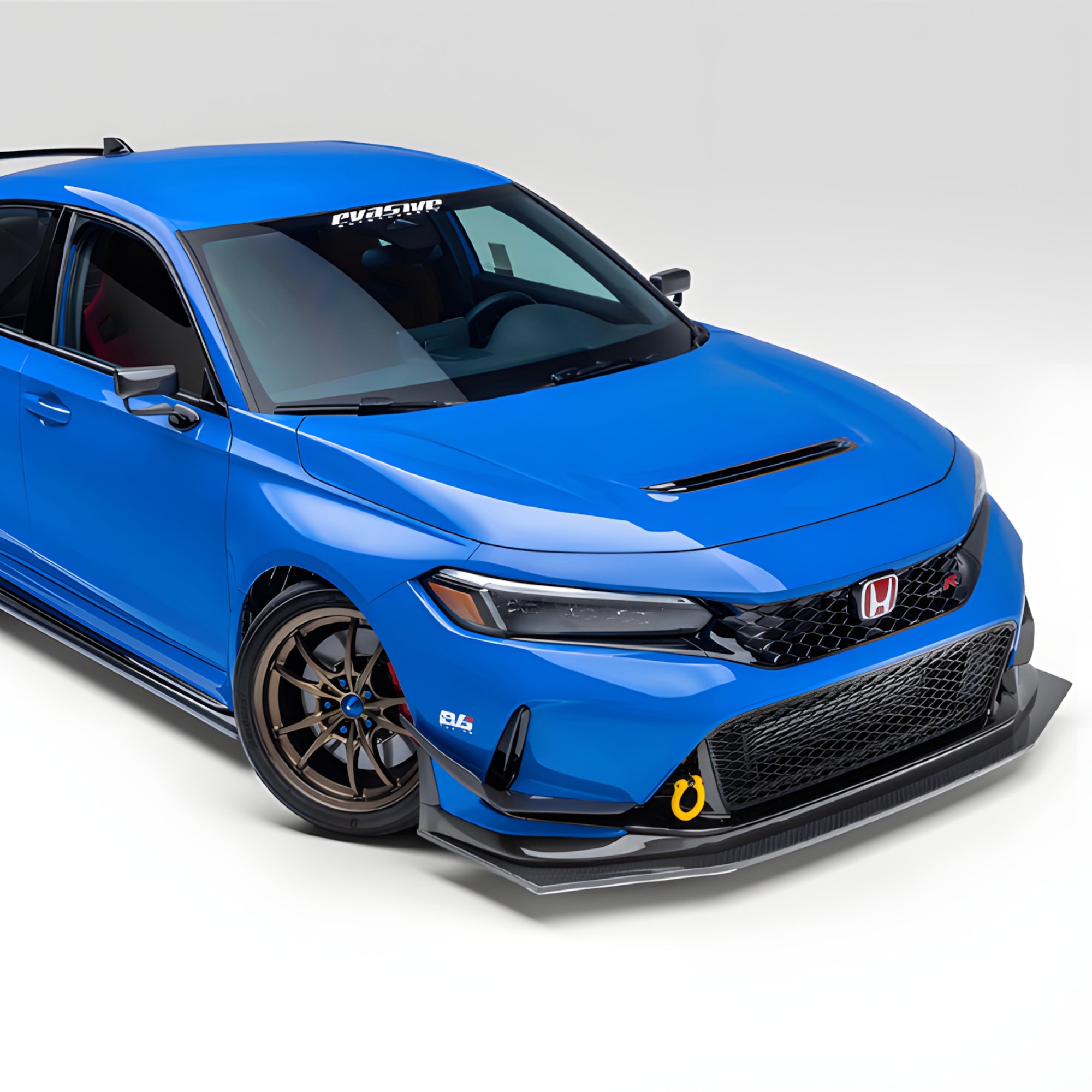 EVS Tuning カーボンフロントリップスポイラー - ホンダ FL5 シビック