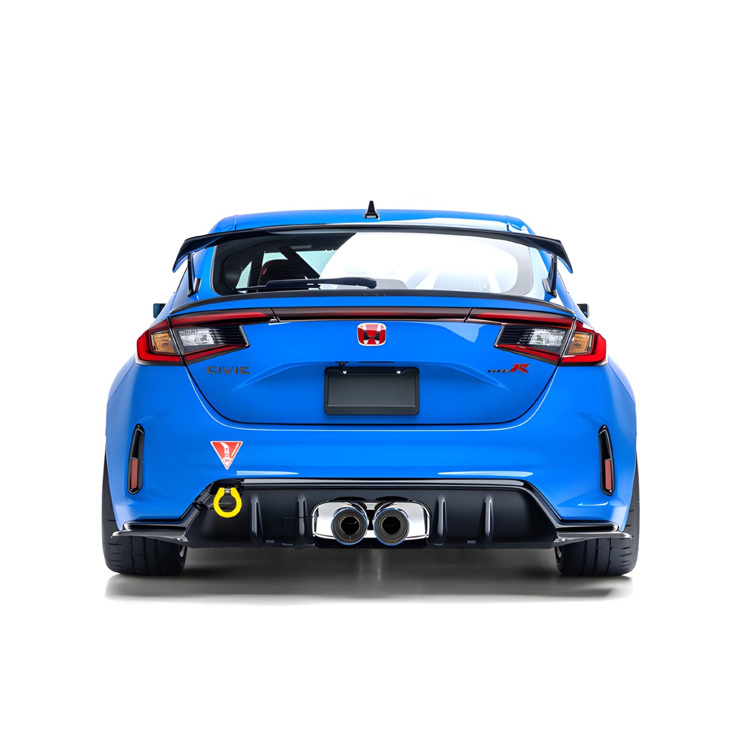 EVS Tuning カーボンリアサイドフィン - ホンダ FL5 シビック タイプR