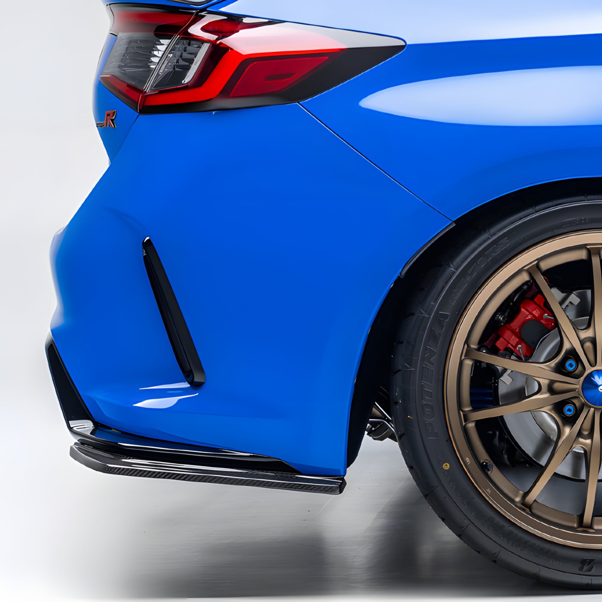 EVS Tuning カーボンリアサイドフィン - ホンダ FL5 シビック タイプR
