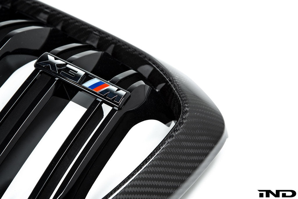 IND F97 X3M / F98 X4M プレLCI カーボンフロントグリルセット