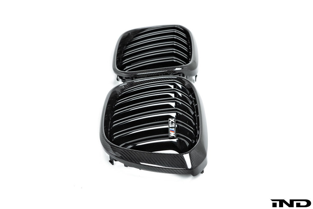 IND F97 X3M / F98 X4M プレLCI カーボンフロントグリルセット