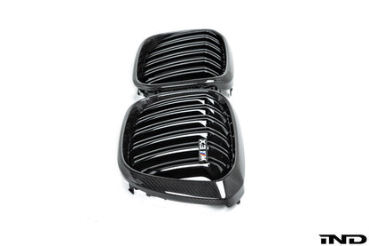 IND F97 X3M / F98 X4M プレLCI カーボンフロントグリルセット