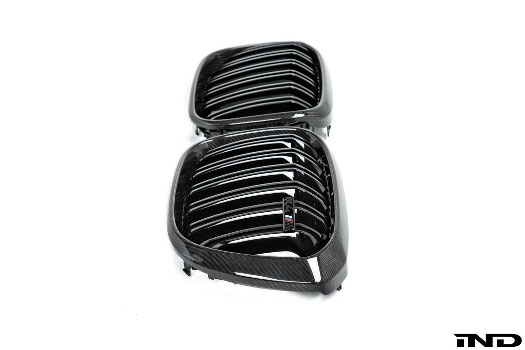 IND F97 X3M / F98 X4M プレLCI カーボンフロントグリルセット