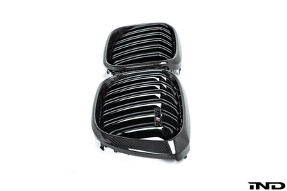 IND F97 X3M / F98 X4M プレLCI カーボンフロントグリルセット