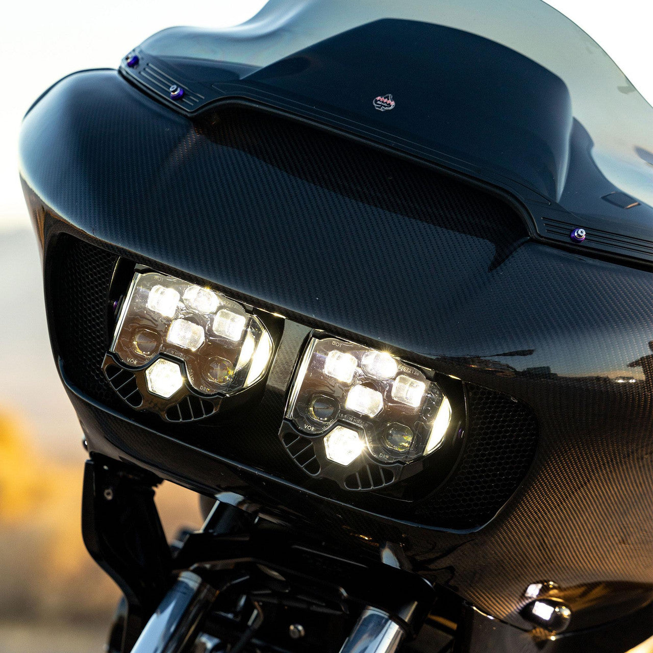Baja Designs - DOT LP6 LEDヘッドライトキット - 2015-2024 Harley Davidson ロードグライド用