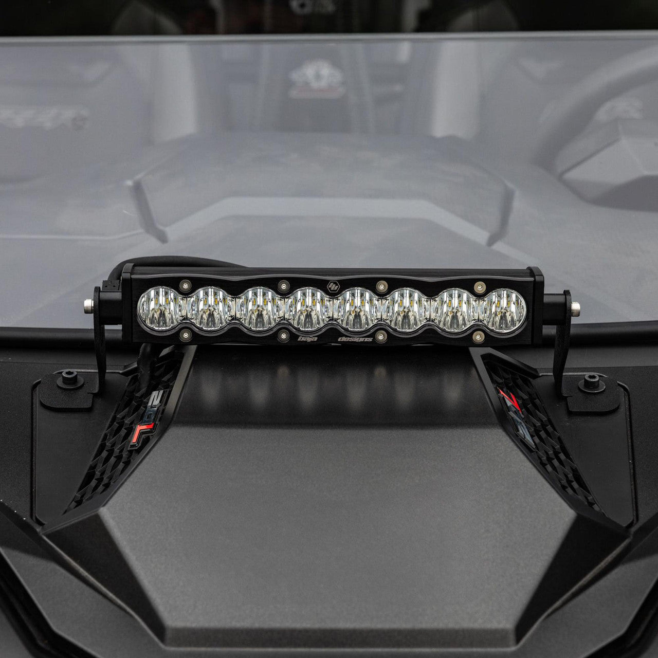 Baja Designs S8/OnX6 10インチ ライトバー フードマウントキット - Polaris 2025 RZR Pro-R・Pro-S・Pro-XP対応