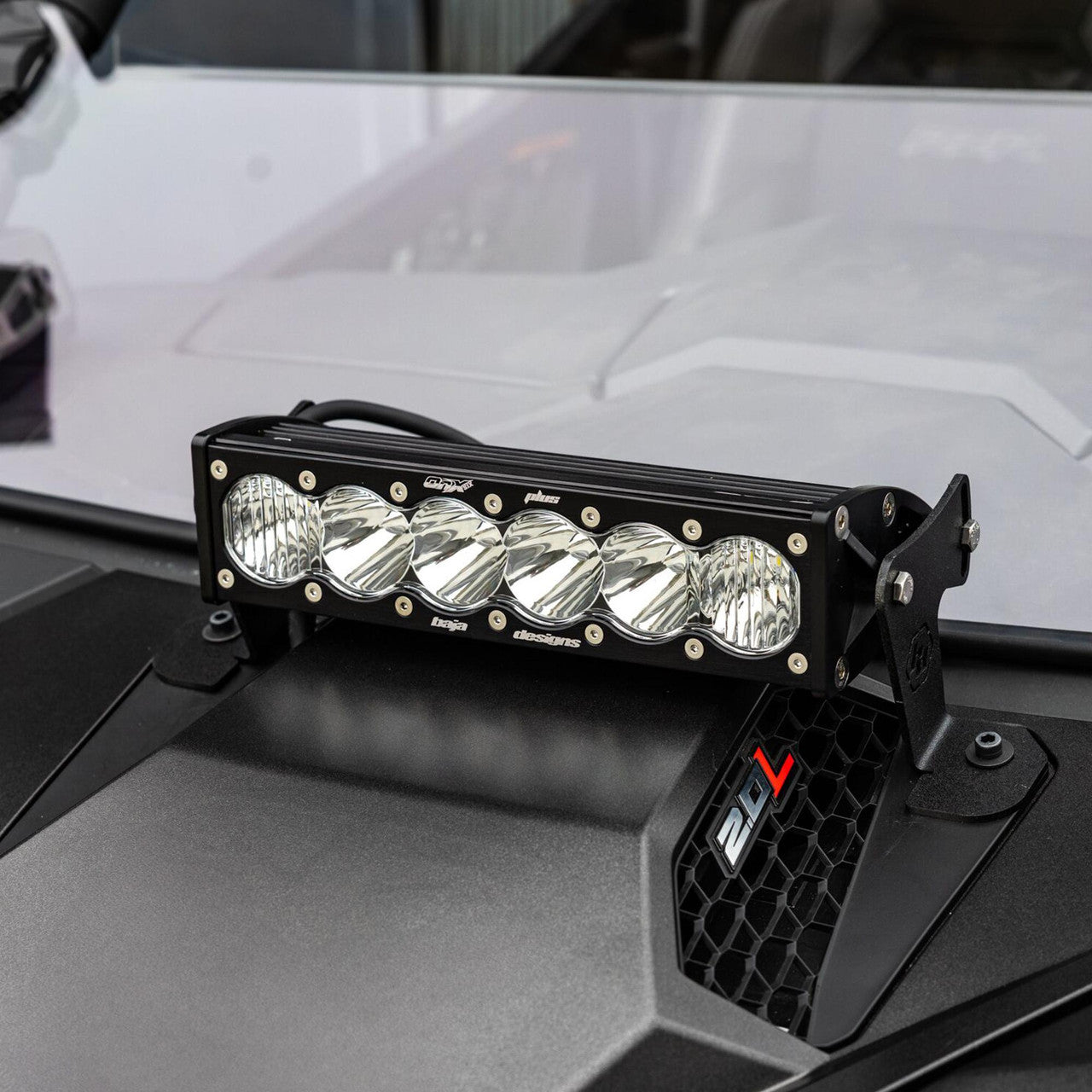 Baja Designs S8/OnX6 10インチ ライトバー フードマウントキット - Polaris 2025 RZR Pro-R・Pro-S・Pro-XP対応