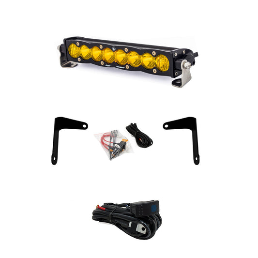 Baja Designs 17-24 Can-Am S8 10インチショックマウントライトバーキット - Can-Am 2017-24 マーベリック X3