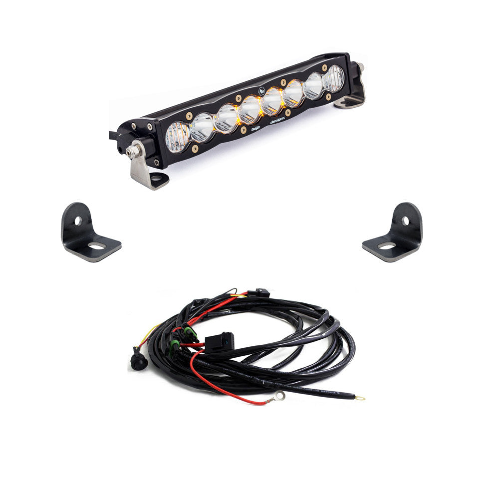 Baja Designs 18-21 Polaris RZR XP／RZR Turbo S8 10インチ フードマウント ライトバーキット