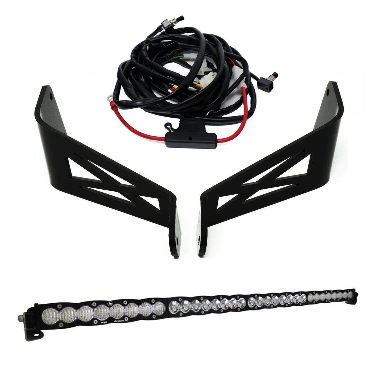 Baja Designs 17-24 Can-Am Maverick X3 S8/OnX6+ 40インチ ルーフマウントライトバーカーキット -