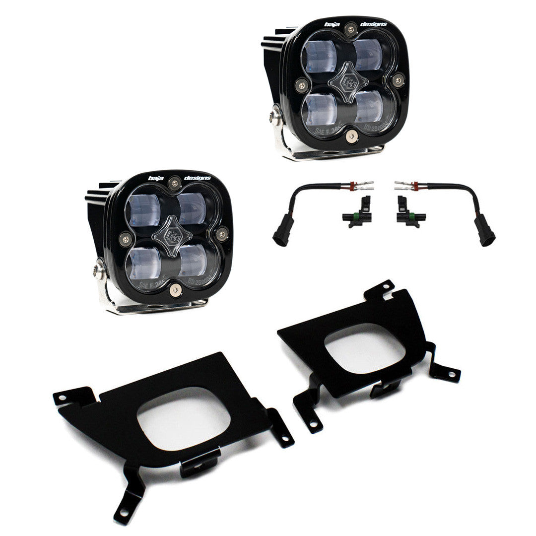 Baja Designs 19-22 シボレー シルバラード スコードロンスポーツ / SAE フォグポケットライトキット -