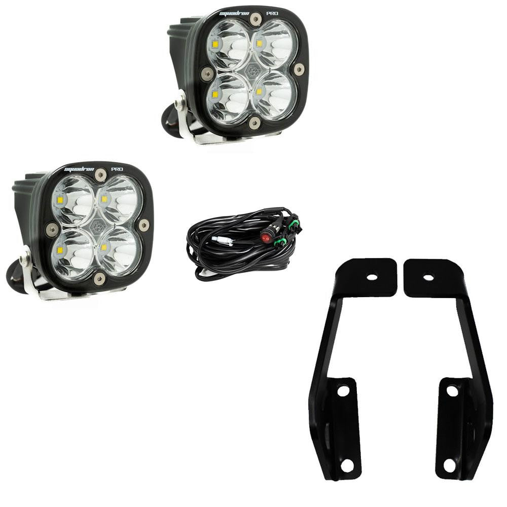 Baja Designs 10-14 フォード F-150/SVT ラプター Squadron Sport/Pro Aピラーライトキット - フォード 2009-14 F-150；2010-2014 SVT ラプター