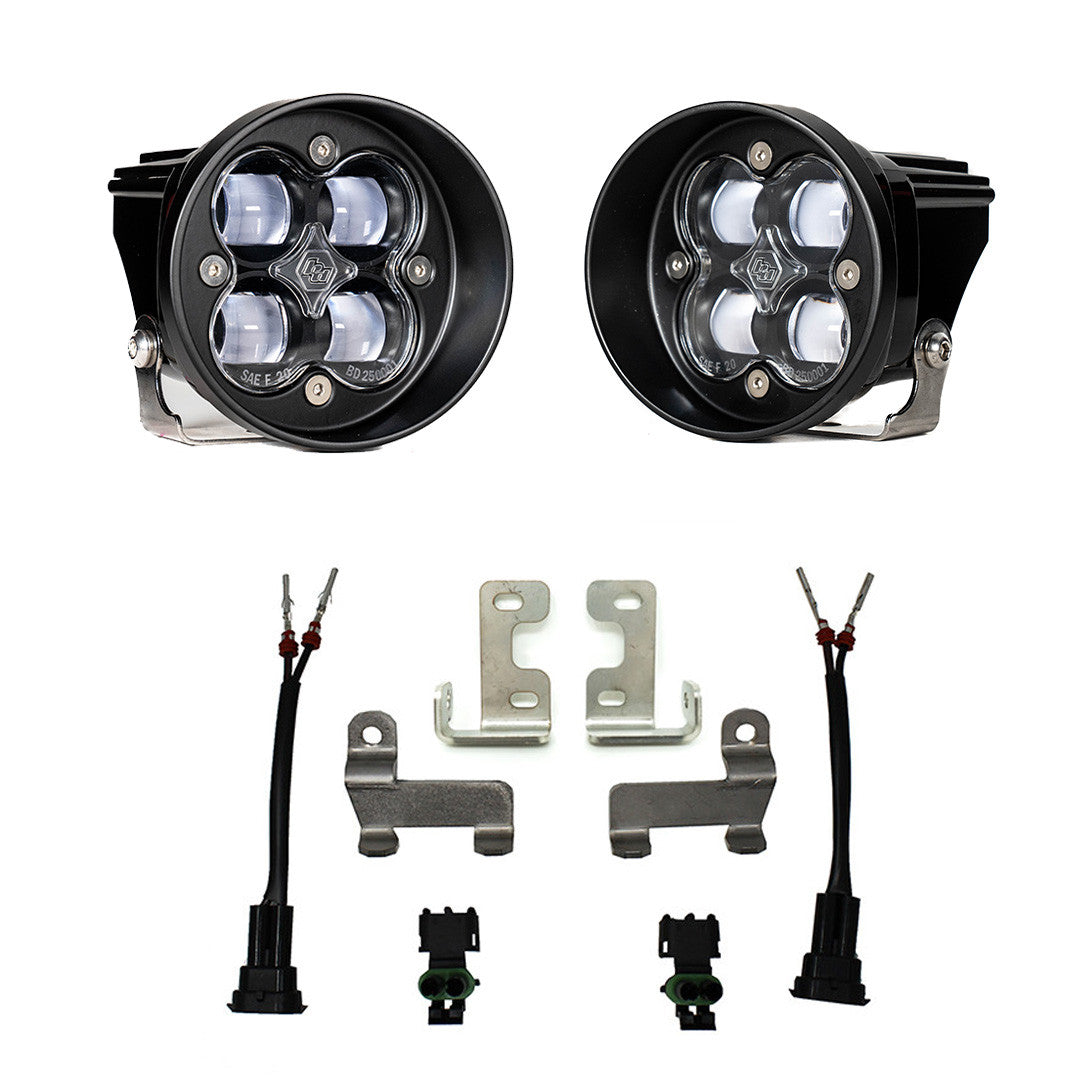 Baja Designs 10-24 トヨタ Squadron-R SAE フォグポケットライトキット - トヨタ 2010-24 4Runner、2012-23 Tacoma、2014-21 Tundra