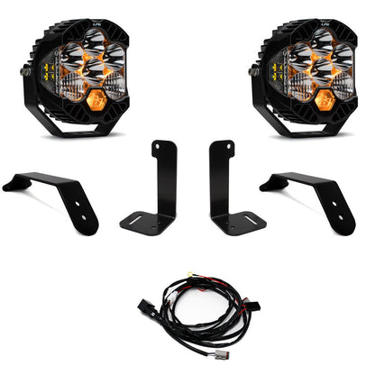 Baja Designs Jeep JL/JT プロバンパーライトキット - Jeep 2020-24 グラディエーター; 2018-24 ラングラー JL; 注記：純正プラスチックバンパー対応